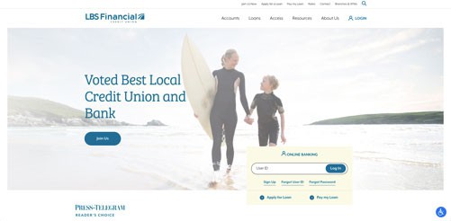 Portfolio Site LBS Financial Credit Union